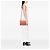 Chanel Red Jumbo Classic Patent Striped Double Flap Rosso - vista 5