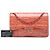 Chanel Red Jumbo Classic Patent Striped Double Flap Rosso - vista 6
