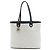 Tote Chanel White Quilted Caviar Shopping Fever Bianco