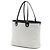Tote Chanel White Quilted Caviar Shopping Fever Bianco - vista 2