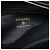 Clutch da polso Chanel Black CC in velluto trapuntato e cristalli Nero - vista 5