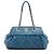 Borsa Bowling Chanel Blue Quilted Iridescent Calfskin Chic Quilt