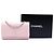 Wallet On Chain Portafoglio con catena Chanel Pink CC Caviar Rosa - vista 7