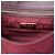 Prada Red Impuntu Tessuto Chain Crossbody Rouge Bordeaux - vue 5