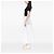 Clutch de noite Chanel White CC em acrílico acolchoado e pele de cordeiro com corrente Branco - vista 6