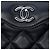 Chanel Black CC gesteppte Lammfell-Rahmentasche Schwarz - Ansicht 5