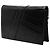 Chanel Black CC Envelope Flap em couro de bezerro matelassê vertical e diagonal Preto - vista 2