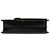 Chanel Black CC Envelope Flap em couro de bezerro matelassê vertical e diagonal Preto - vista 3