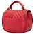 Chanel Mini Red CC Chevron Lambskin Reversed Round Flap Rosso - vista 2