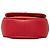 Chanel Mini Red CC Chevron Lambskin Reversed Round Flap Rosso - vista 3