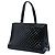 Tote Chanel Black Large Quilted Patent Boy Shopping Nero - vista 2