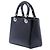 Dior Black Medium Metallic Patent Microcannage Lady Dior Nero - vista 2
