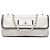 Mademoiselle Chanel White Quilted Aged Lambskin Reissue 2.55 East West Flap Blanc Écru