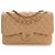 Chanel Beige Jumbo Classic Caviar Double Flap