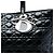 Dior Black Extra Large Patent Cannage Lady Dior Nero - vista 5