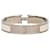 Bracelet Clic H Hermès en émail blanc étroit PM  - vue 3