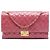 Chanel Pink Quilted Crinkled Patent Pagoda Accordion Flap Rosa