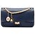 Chanel Blue Calfskin Reissue 2.55 Medallion Nude Double Flap 225 Blu navy