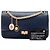 Chanel Blue Calfskin Reissue 2.55 Medallion Nude Double Flap 225 Blu navy - vista 7