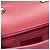 Chanel Pink Small Stitched Calfskin Covered CC Flap Rosa - vista 6