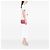 Chanel Pink Small Stitched Calfskin Covered CC Flap Rosa - vista 7