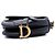 Borsa Saddle Dior in micro pelle di capra nera Nero - vista 3