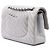 Chanel Argento Medium Classic Chevron Lambskin Iridescent Double Flap - vista 2