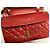 Borsa a Spalla Chanel Matelassé Rossa Rosso - vista 12