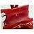 Borsa a Spalla Chanel Matelassé Rossa Rosso - vista 13