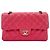 Borsa a Spalla Chanel Matelassé Double Flap Rosa