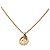 Collana con pendente Dior Gold placcato oro con logo CD a forma di goccia d'acqua D'oro - vista 3