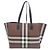 Borsa Tote Burberry marrone - vista 2