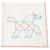 Hermès Hermes Quilted Cover, Animaux Natte Wool Cashmere Ecru Blanket  - view 3
