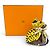 Bolsa de cordón Petit H 100% seda Hermès Azul Amarillo - vista 2