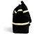 Borsa a tracolla in tela e pelle Saint Laurent Nero - vista 5