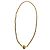 Collana a catena intrecciata Chanel Vintage Metal Coco Mark D'oro - vista 4
