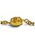 Collana a catena intrecciata Chanel Vintage Metal Coco Mark D'oro - vista 5