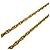Collana a catena intrecciata Chanel Vintage Metal Coco Mark D'oro - vista 6