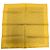 Hermès Sciarpa in seta Hermes Petit Carré 45 Gavroche Blu Giallo