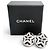 Orecchini Chanel A23K Coco Mark Star Rhinestone Nero Argento - vista 2