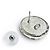 Orecchini Chanel A23K Coco Mark Star Rhinestone Nero Argento - vista 5