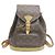 Zaino Louis Vuitton Montsouris MM Monogram Marrone