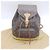 Zaino Louis Vuitton Montsouris MM Monogram Marrone - vista 10