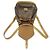 Zaino Louis Vuitton Montsouris MM Monogram Marrone - vista 7