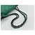 Borsa a Spalla Chanel Matelassé Double Flap, Verde - vista 9