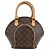 Bolso Louis Vuitton Ellipse PM Castaño - vista 2