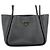 Borsa Tote in pelle nera Prada Nero - vista 3