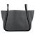 Borsa Tote in pelle nera Prada Nero - vista 4