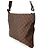 Borsa a tracolla Gucci in nylon marrone - vista 2