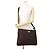 Borsa a tracolla Gucci in nylon marrone - vista 4